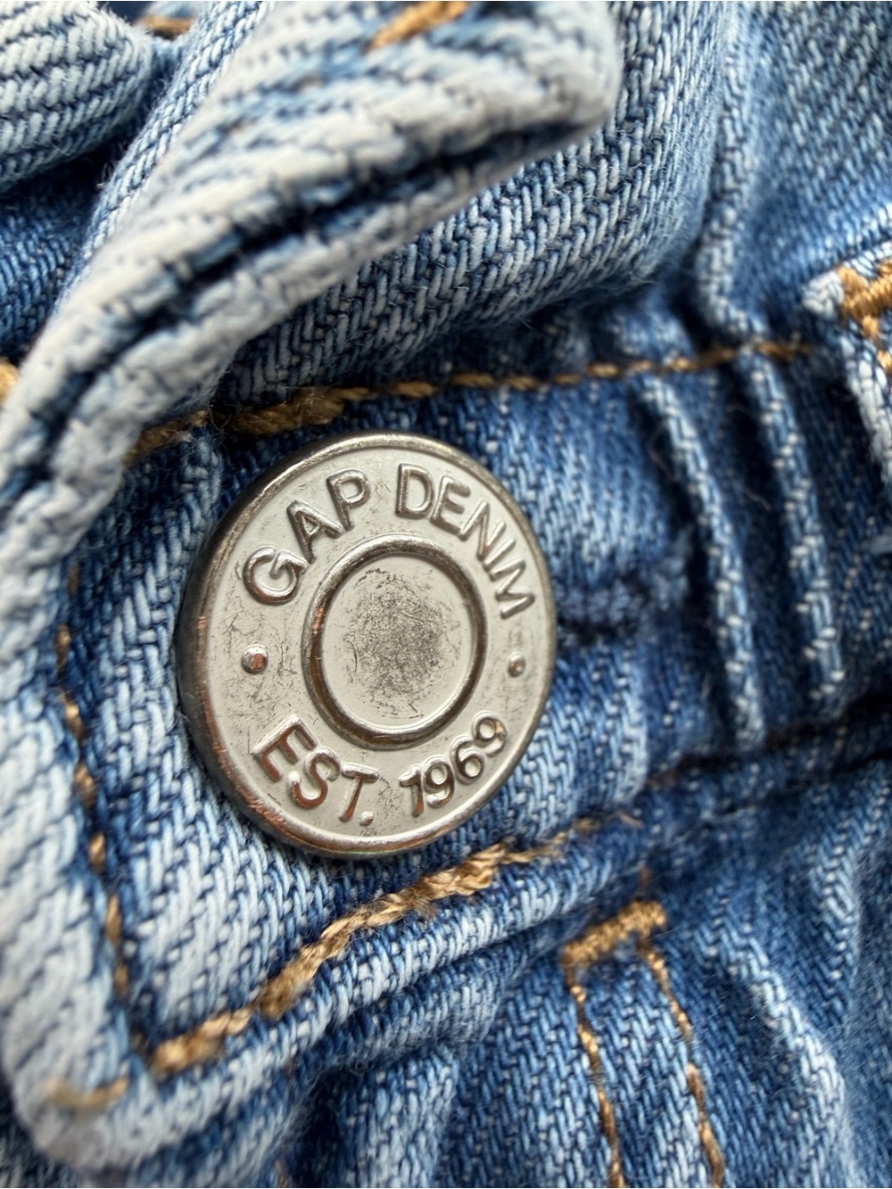 Gap Baby Heart Pocket Cargo Jeans 12–18M Denim - Picture 4 of 6